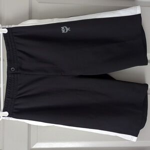 MCM Black and White Men's Shorts- L